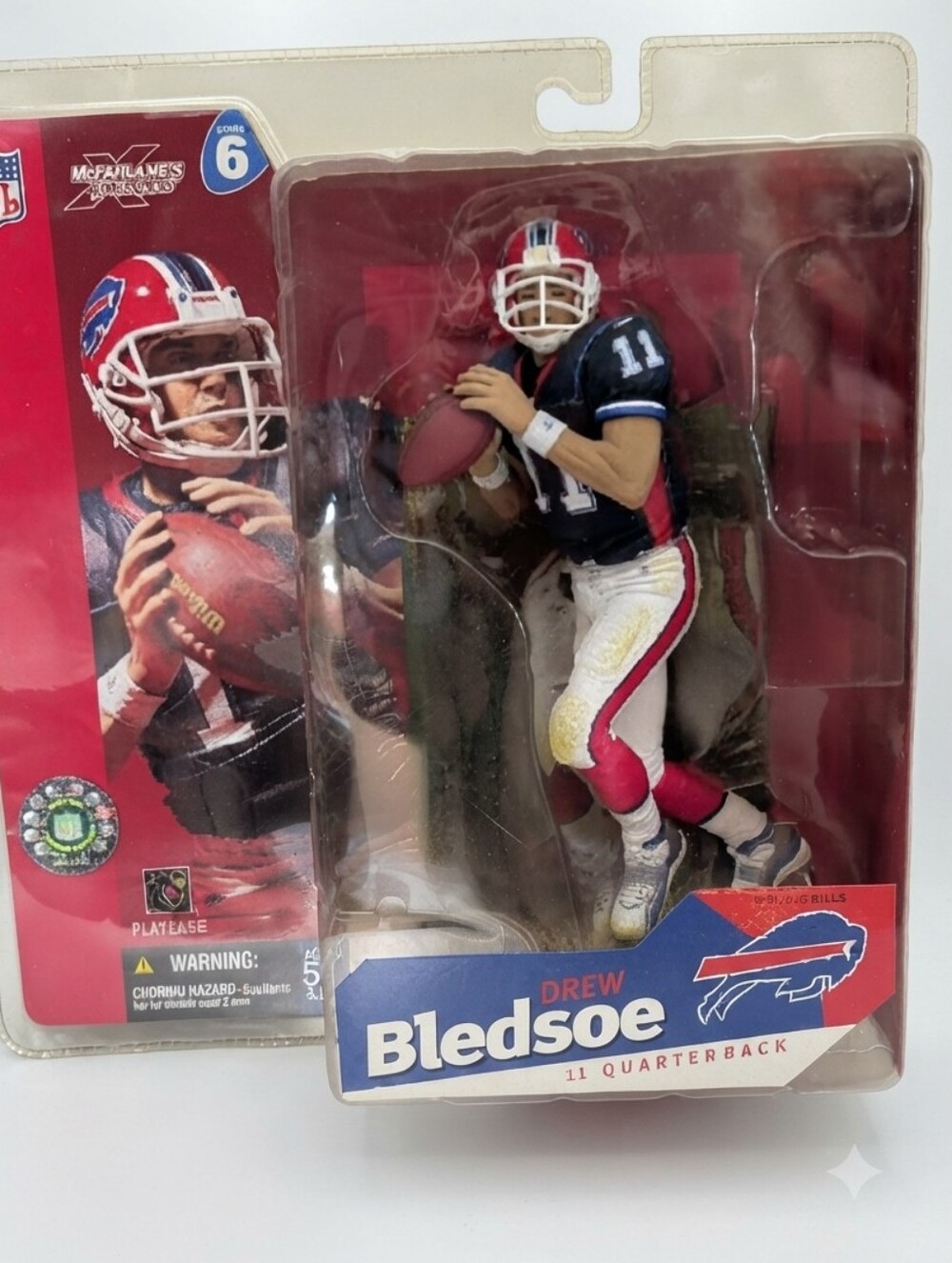 🇺🇸 Drew Bledsoe - McFarlane NFL Series 6, Buffalo Bills (SEALED)